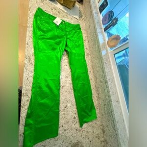 NWT H & M STUDIO Organic Cotton Satin Sheen Pant